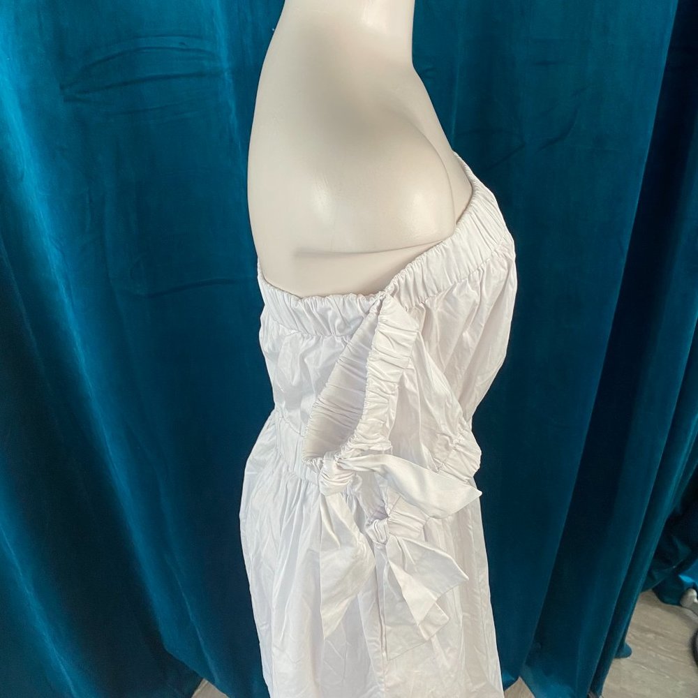 NWT Milly Zoey White Off The Shoulder Dress - Picture 7 of 10